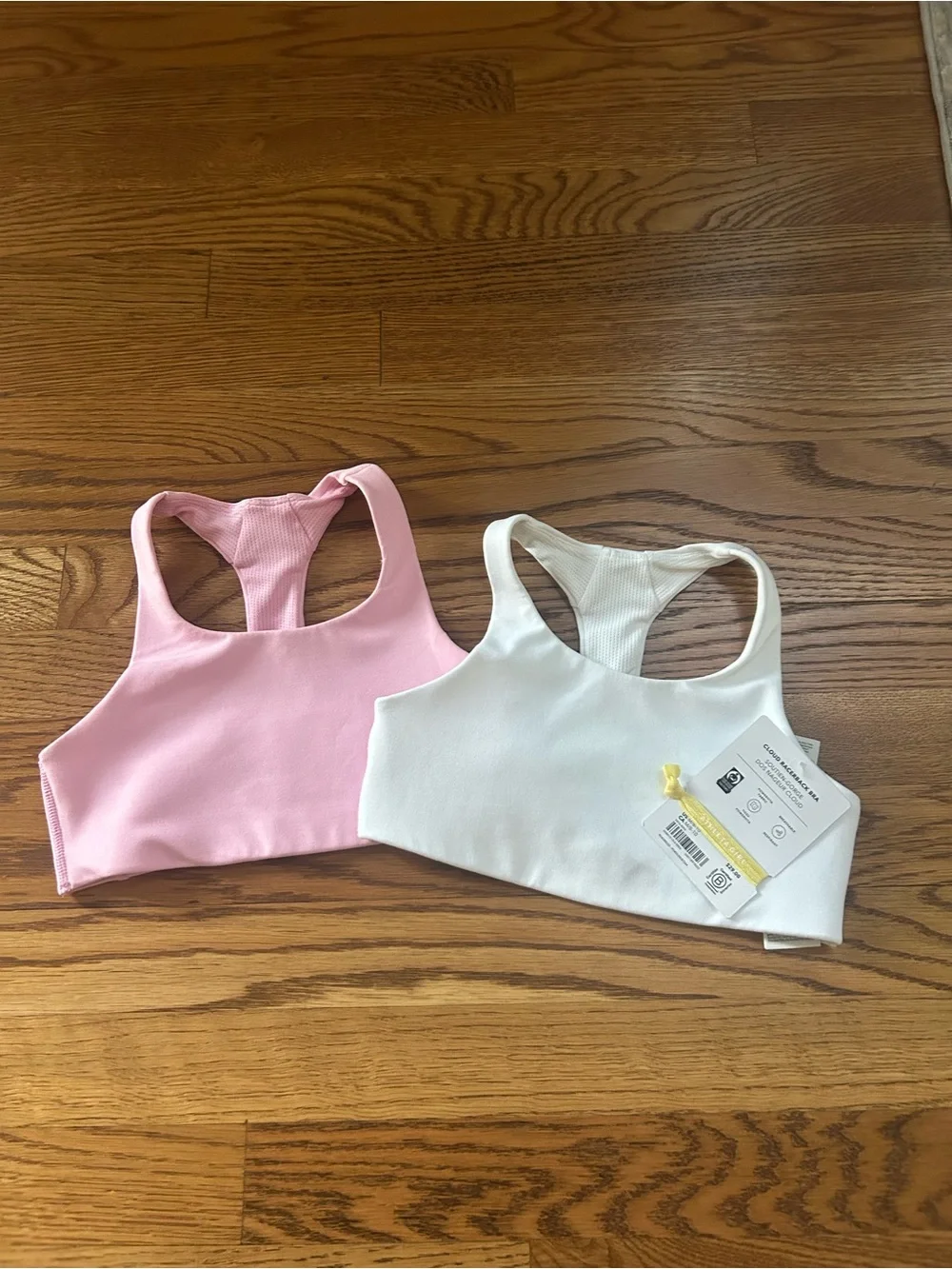 Athleta Girl cloud racerback sport bras, new size 8-10